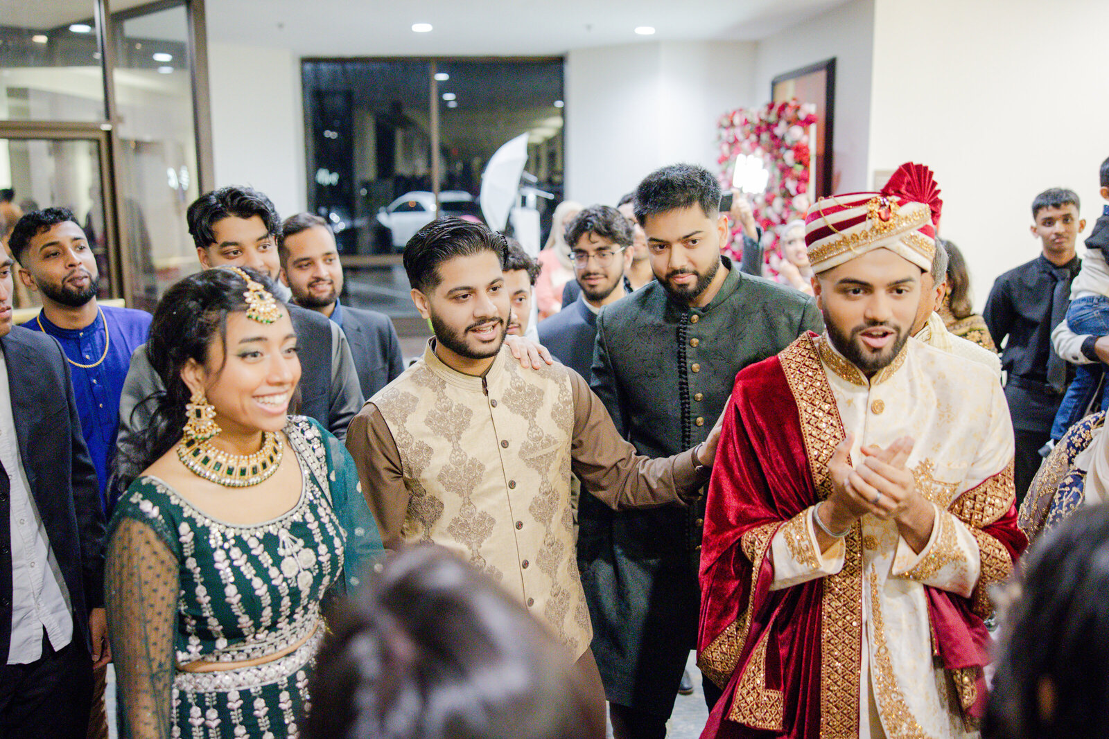Groom-entry-at-wedding-venue