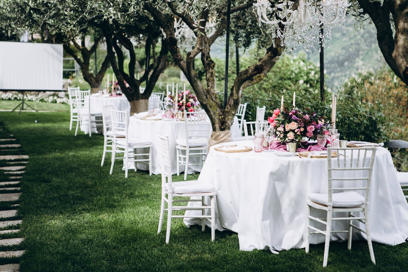San Diego outdoor purple wedding