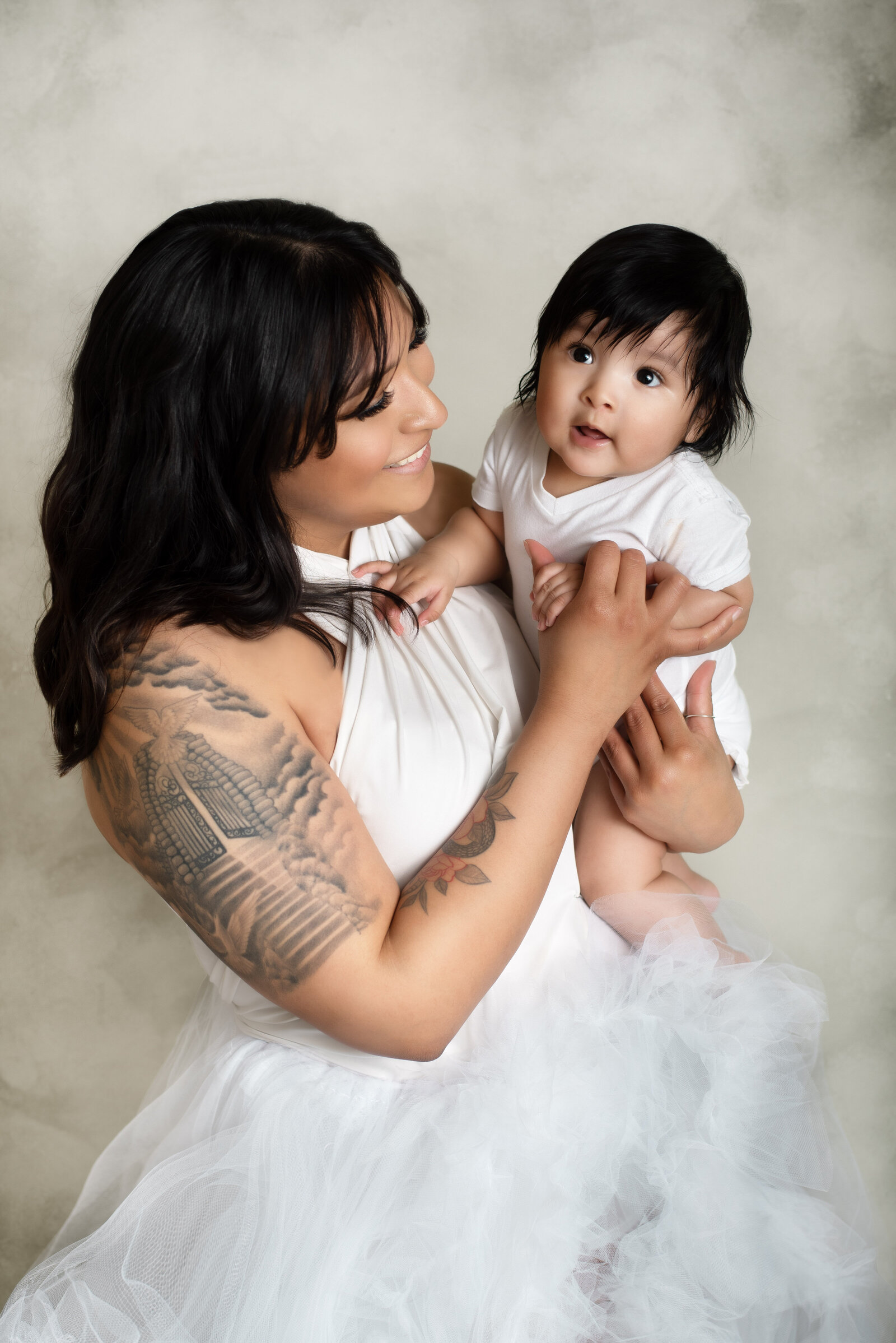 mom and me baby session