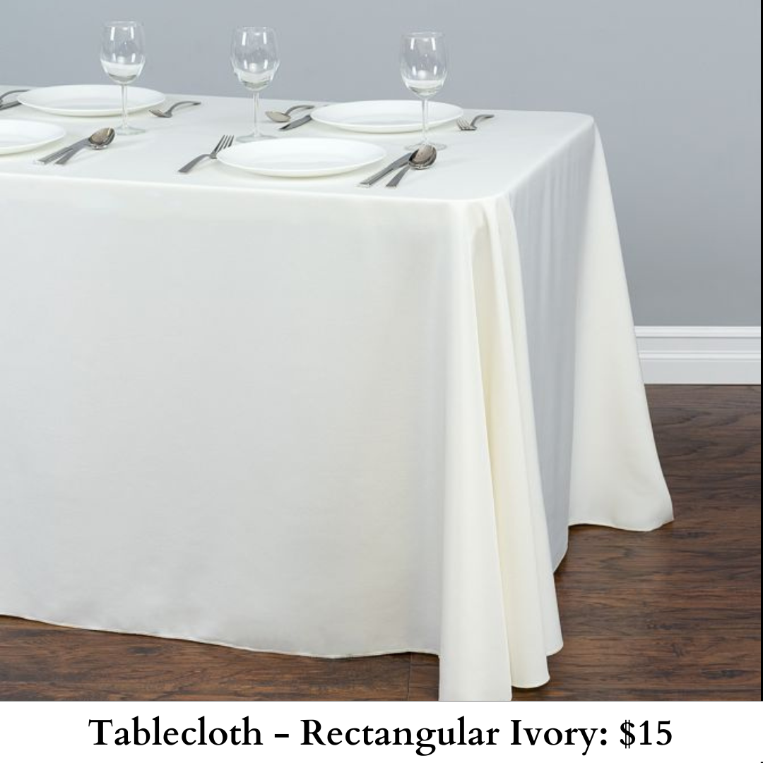 Tablecloth-Rectangular Ivory-279