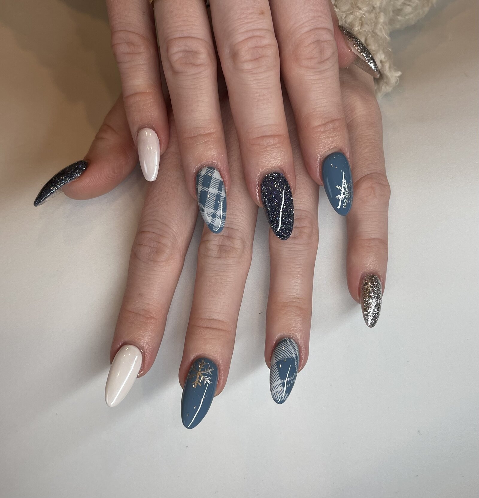 Custom nail art and enhancements by Maven + Grace nail specialists