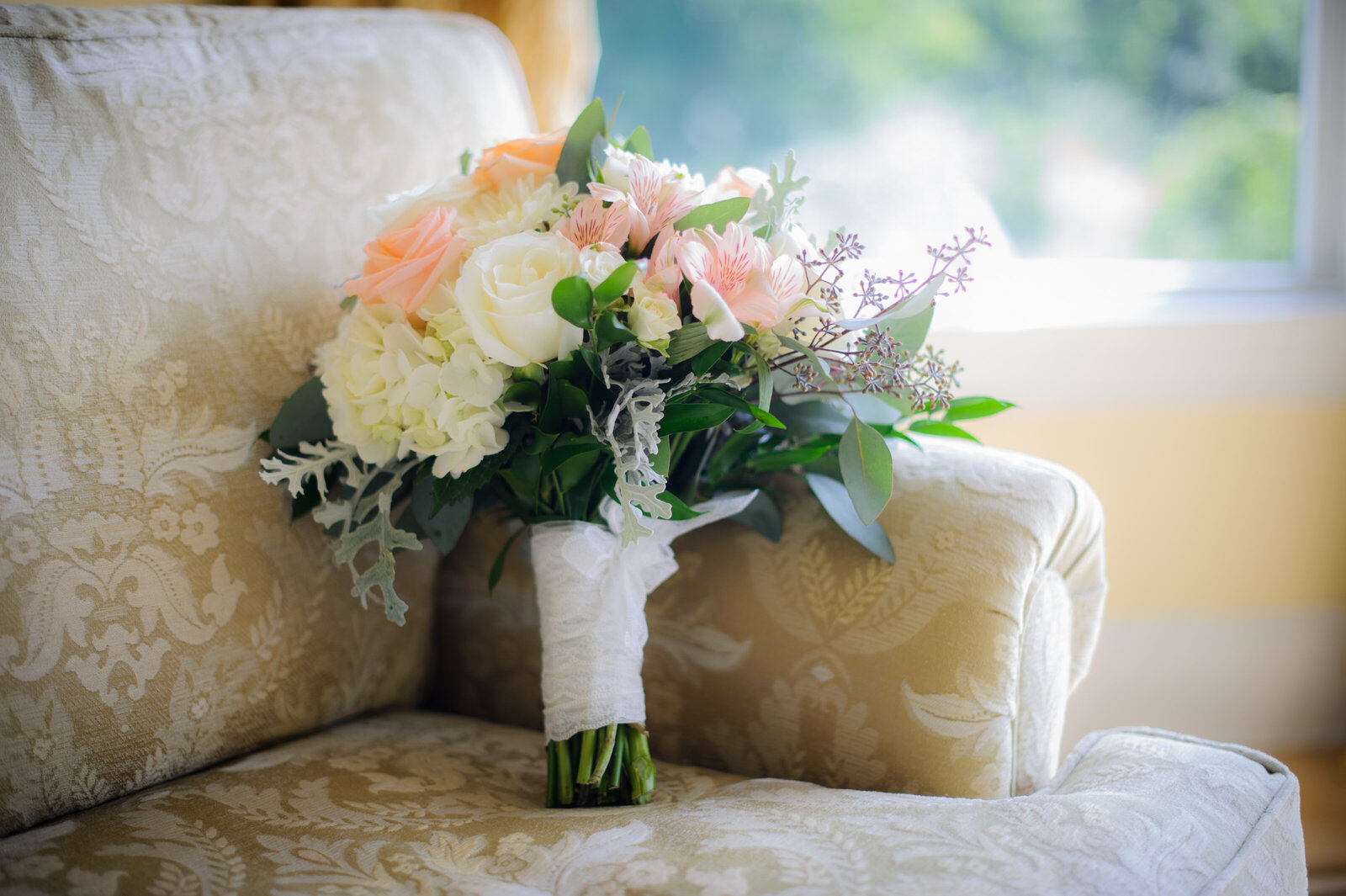 a bridal bouquet