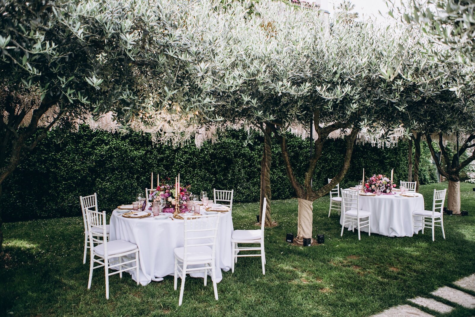 San Diego outdoor purple wedding