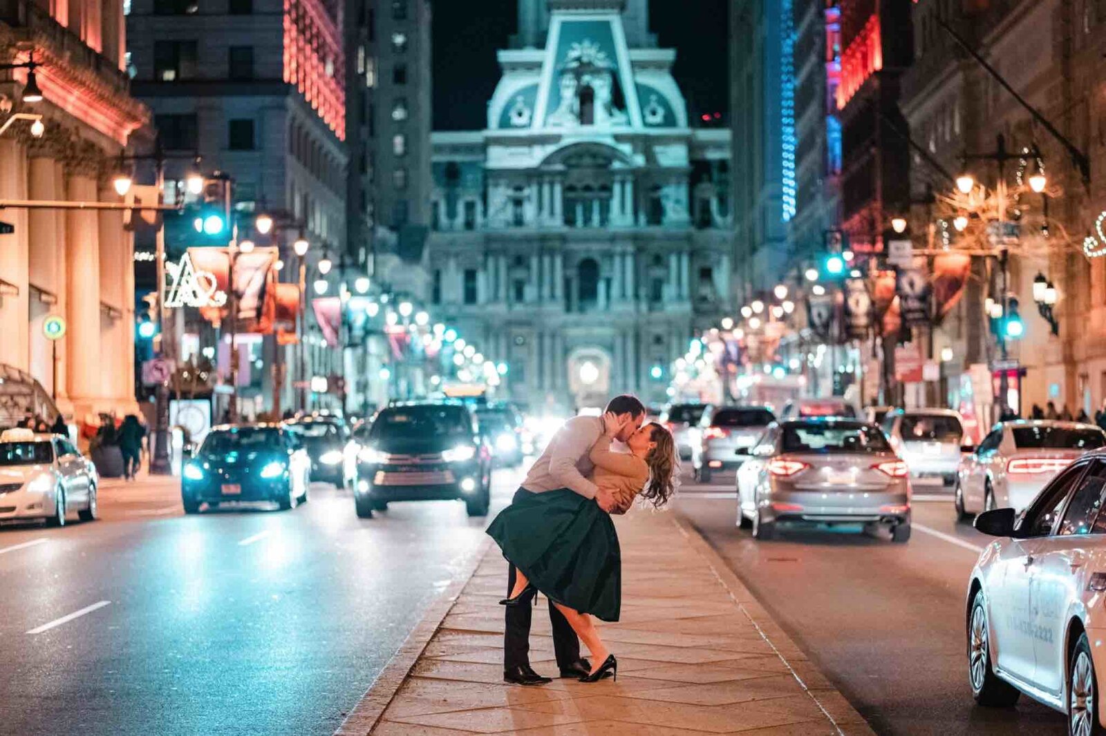 24_John & Christine's Winter Engagement Session in Old City, Philadelphia Photos (0266