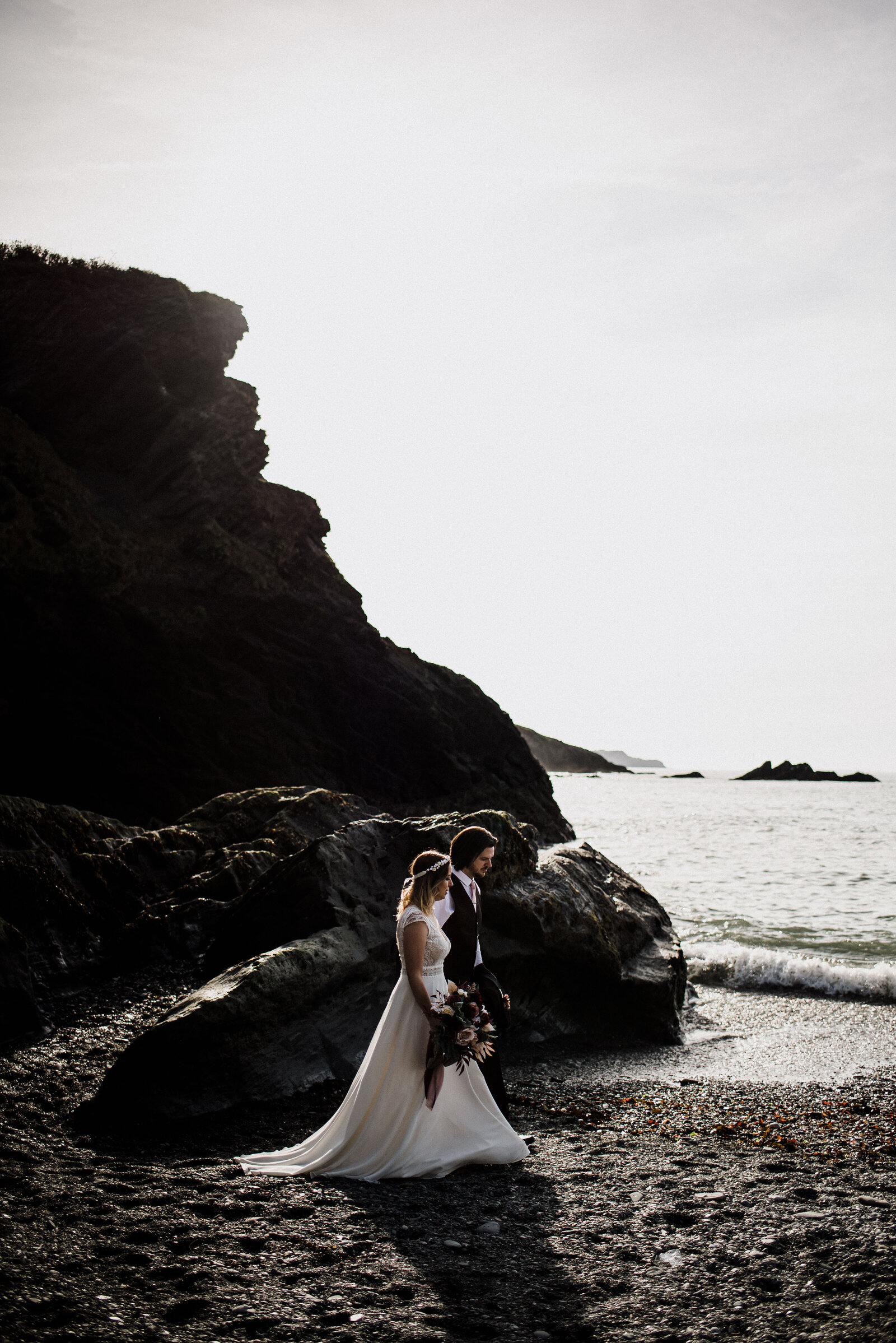 Tunnels Beaches Elopement micro intimate wedding Devon Wedding Venue Wedding Photographer Liberty Pearl Photography 47