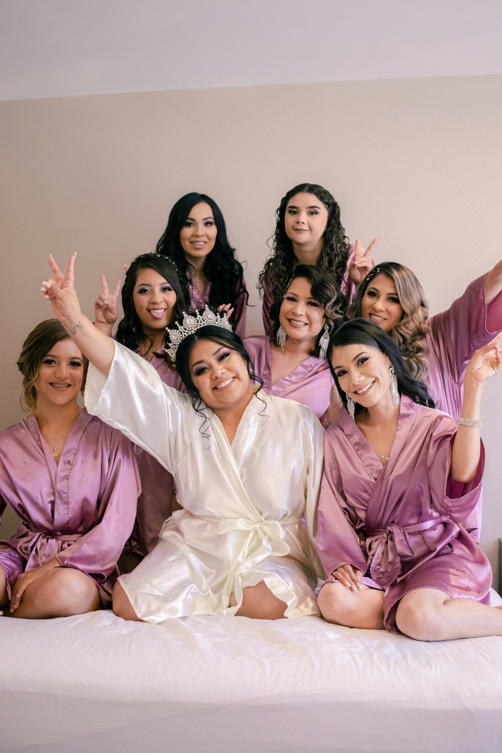 group of bridal party