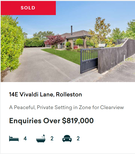 14E Vivaldi, Rolleston
