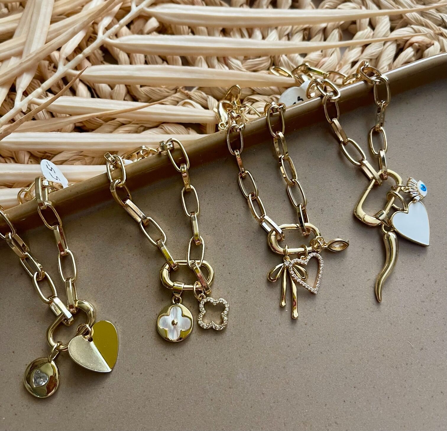 The Project Gold-Filled Heart Diamond CharmNecklaces