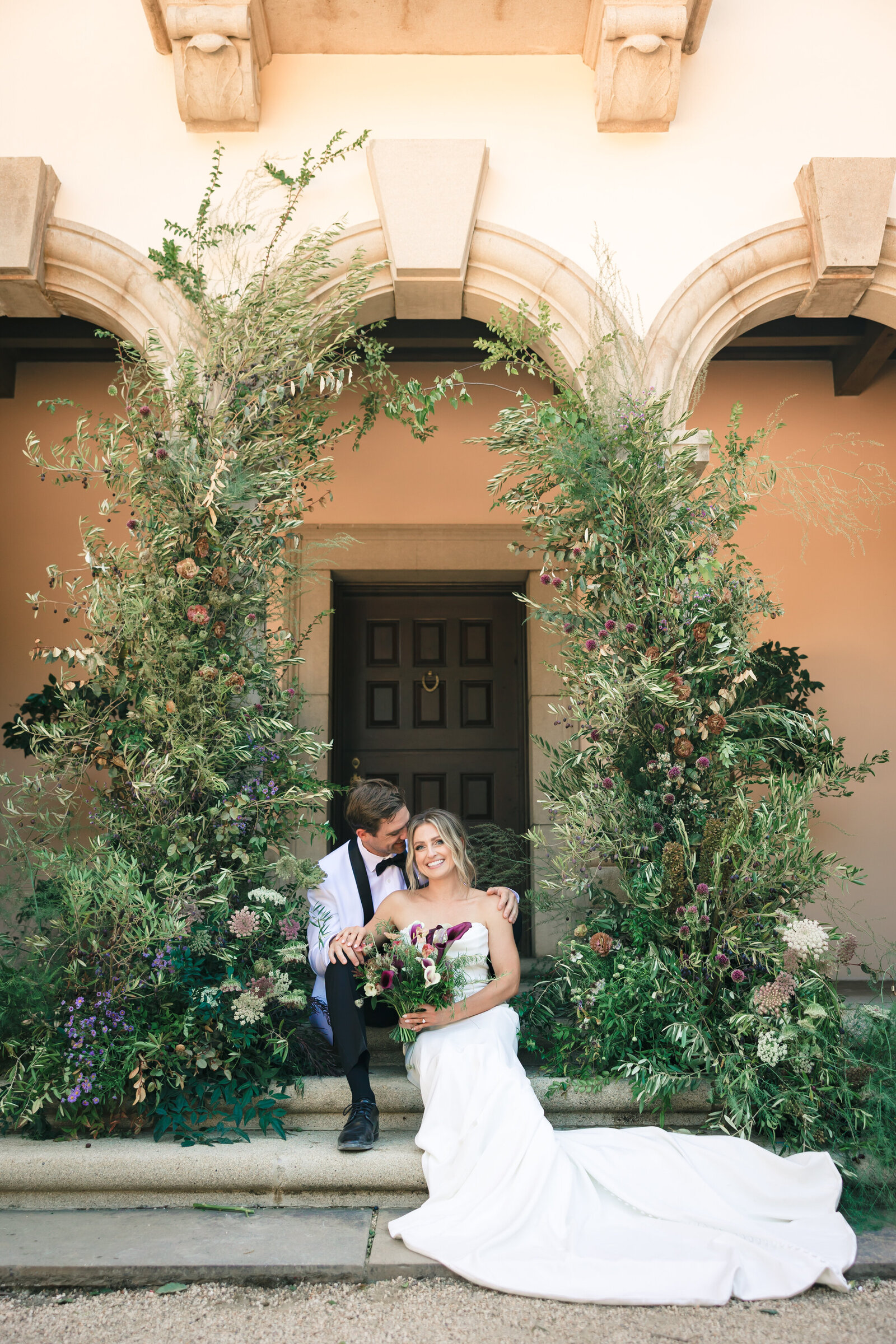 Bride and Groom at Stone Pine Estate - Bay Area Wedding Photographer
