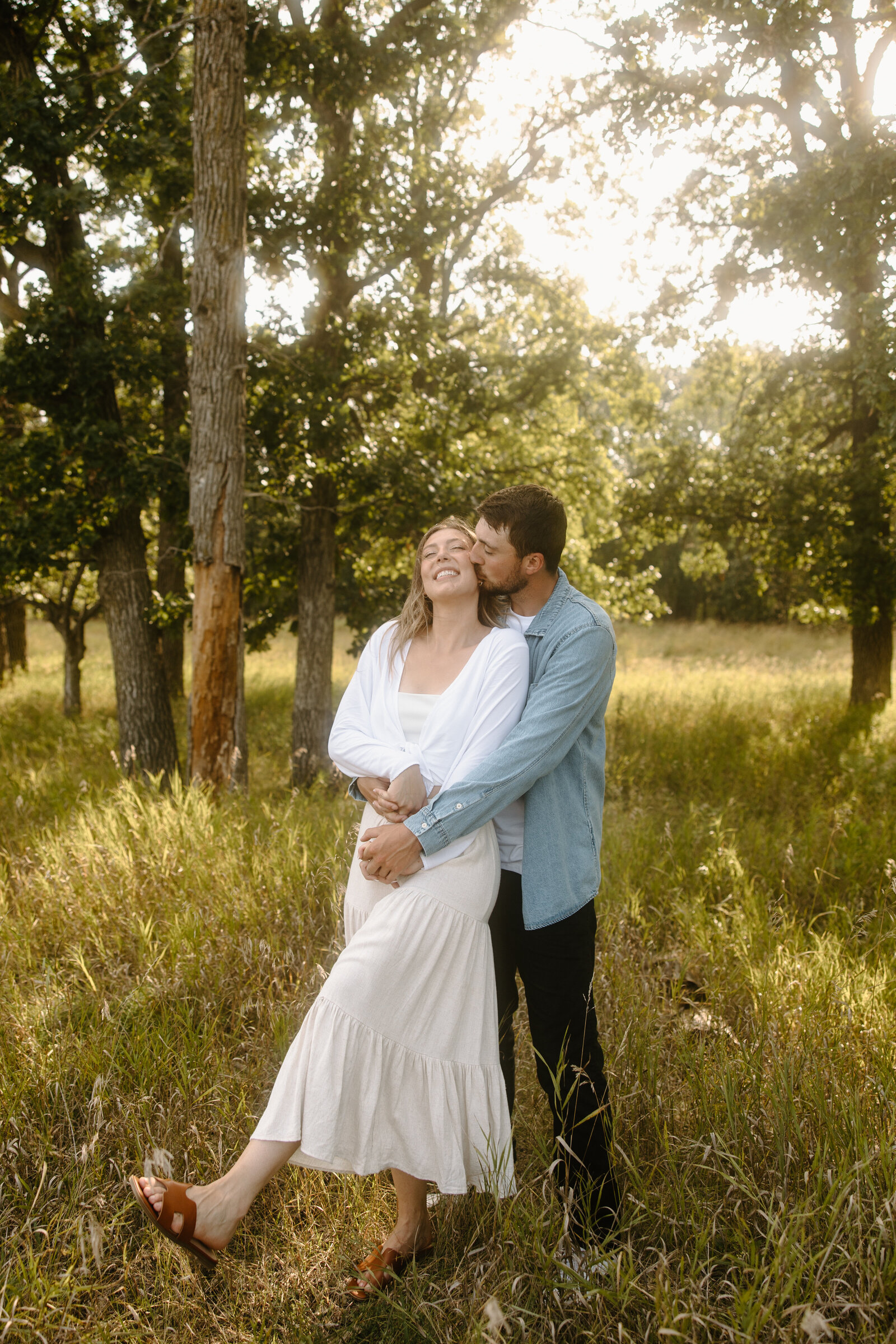 dreamy summer engagement