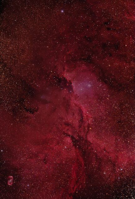 Crimson Flares (NGC 6188)