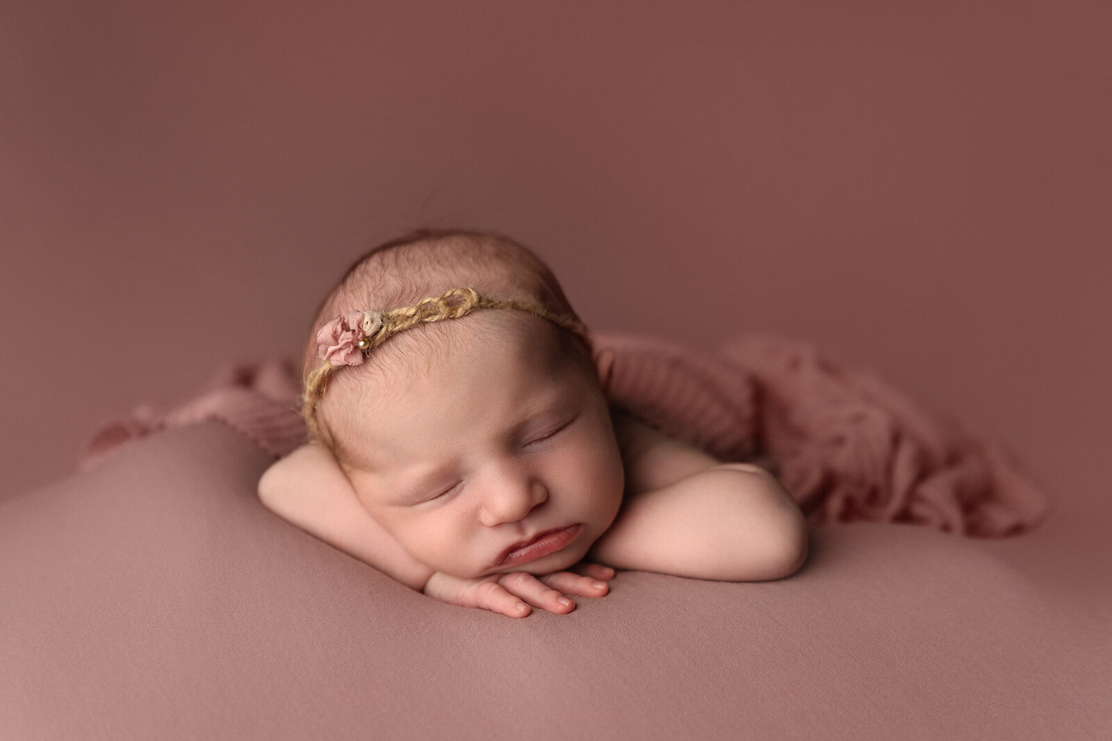 baby girl pink flower