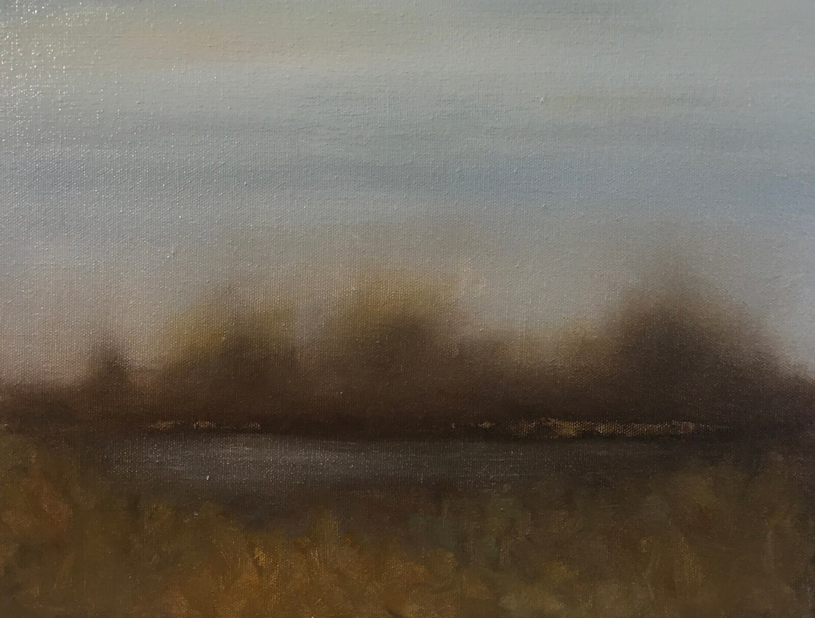 Moody Landscape Oil painting by Jane Mishkind