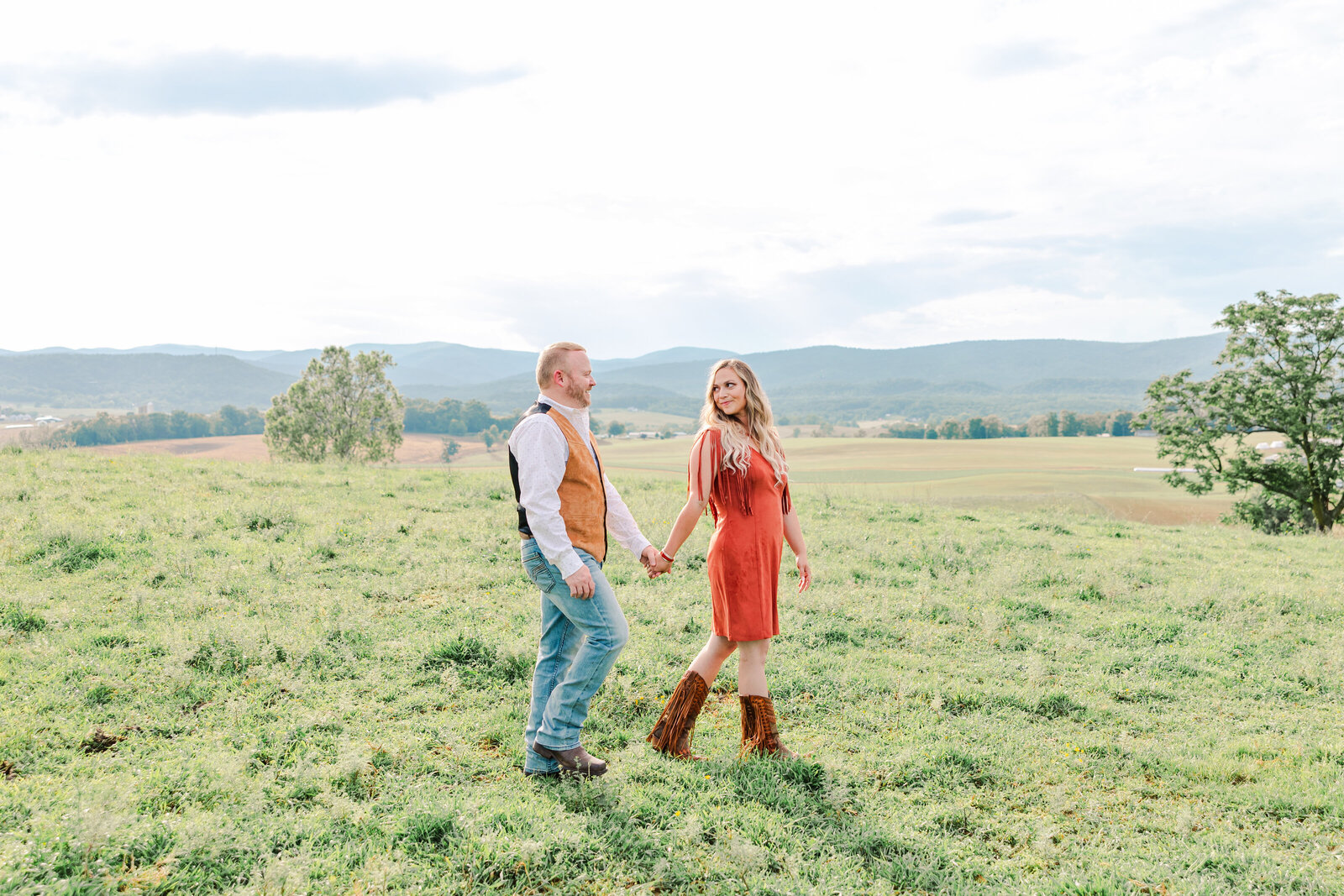 Harrisnoburg VA Farm Engagement Photographer Rebecca Crosby Photography-128