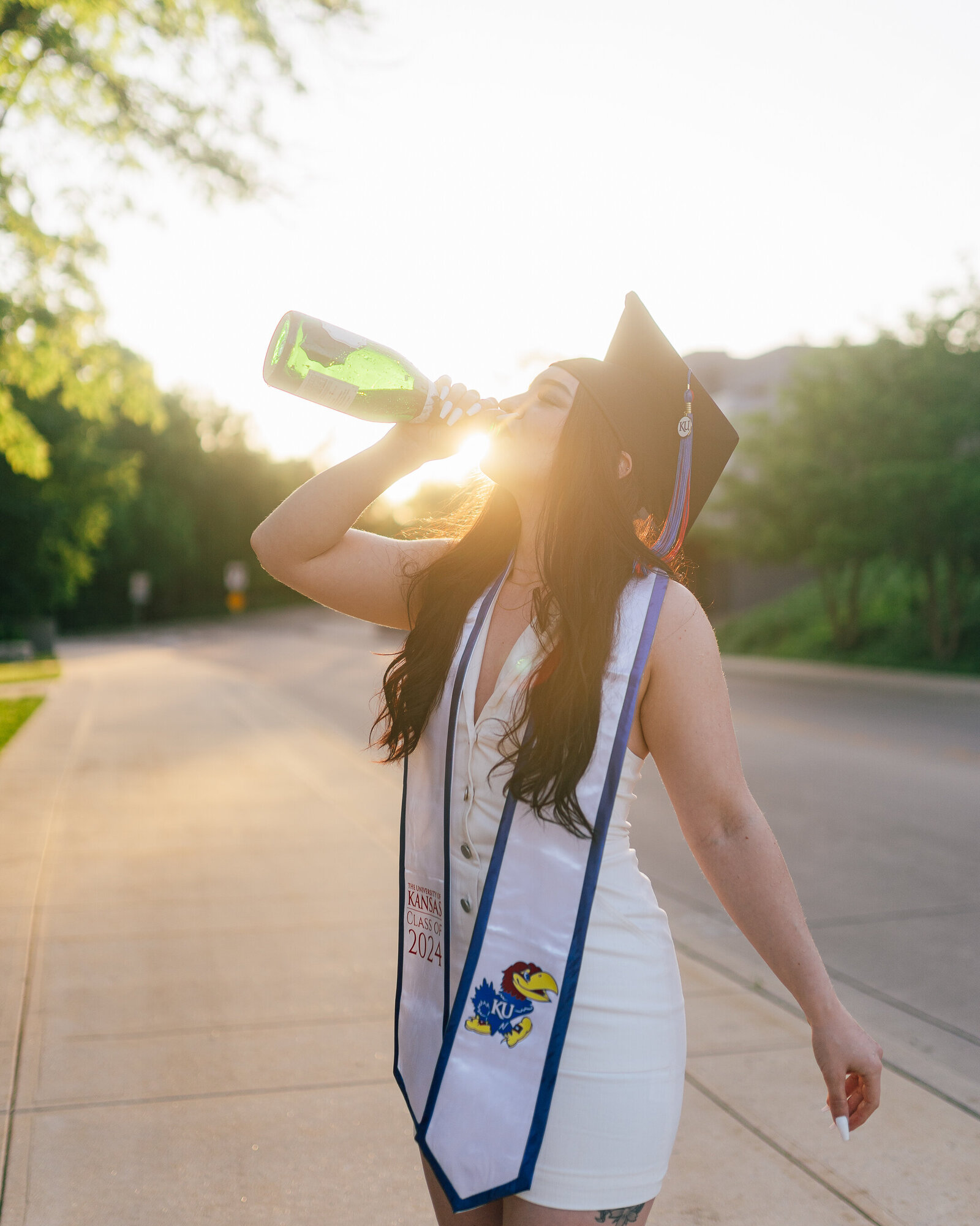 Hannah KU Jayhawks Kansas College Graduation Pictures-27