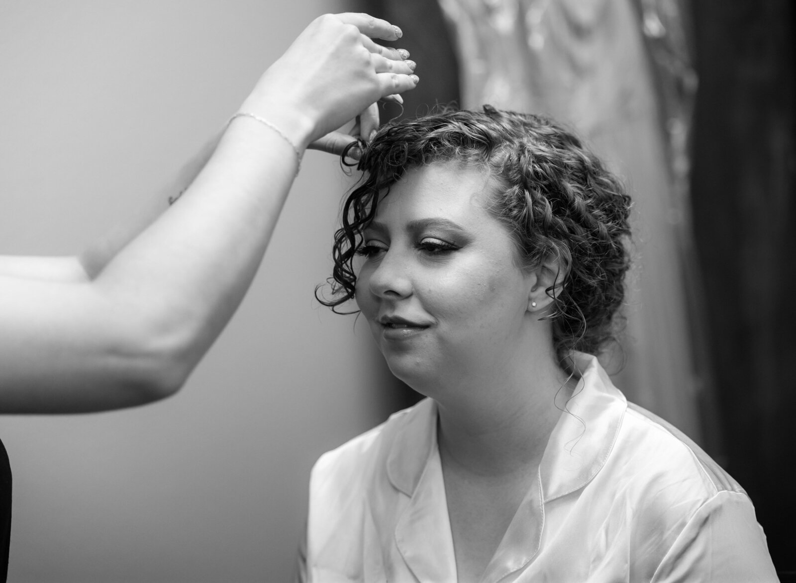 bride getting ready