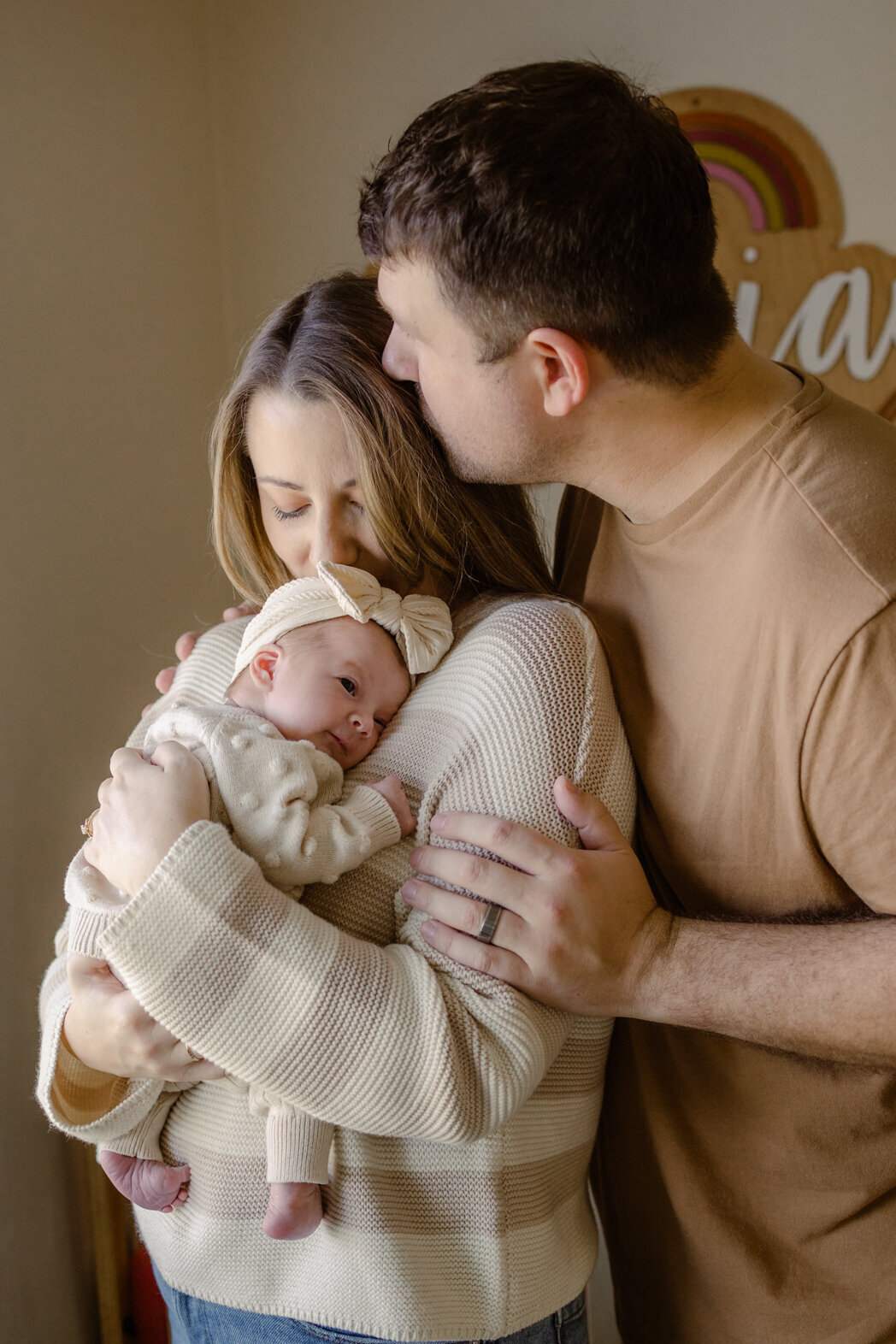 Sentimental in home newborn sessions that make you feel the tender moments of snuggling your beautiful new baby for decades to come