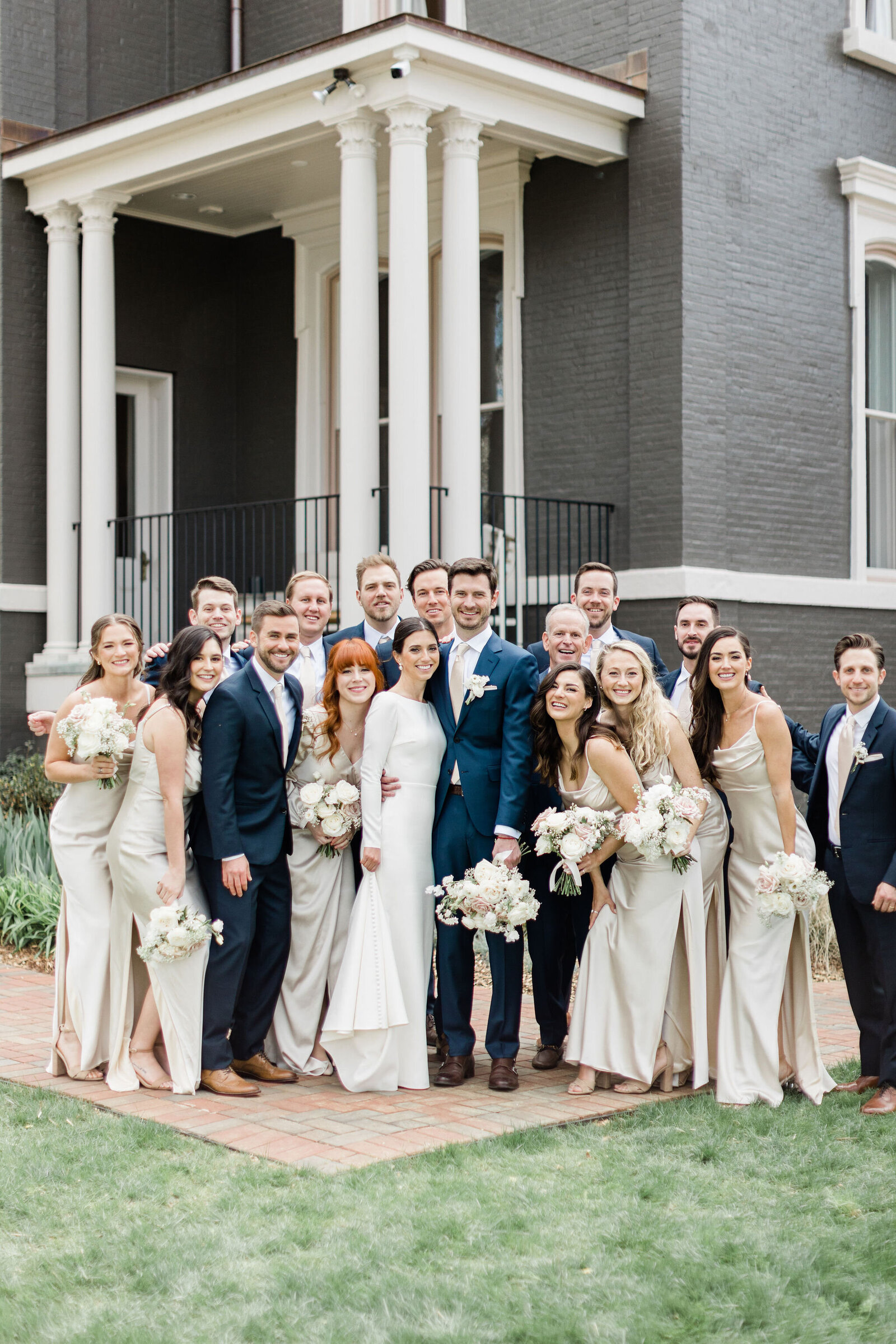 Heights House Bridal Party Photos