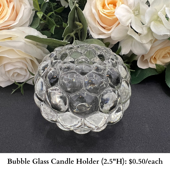 Bubble Glass Candle Holder-269