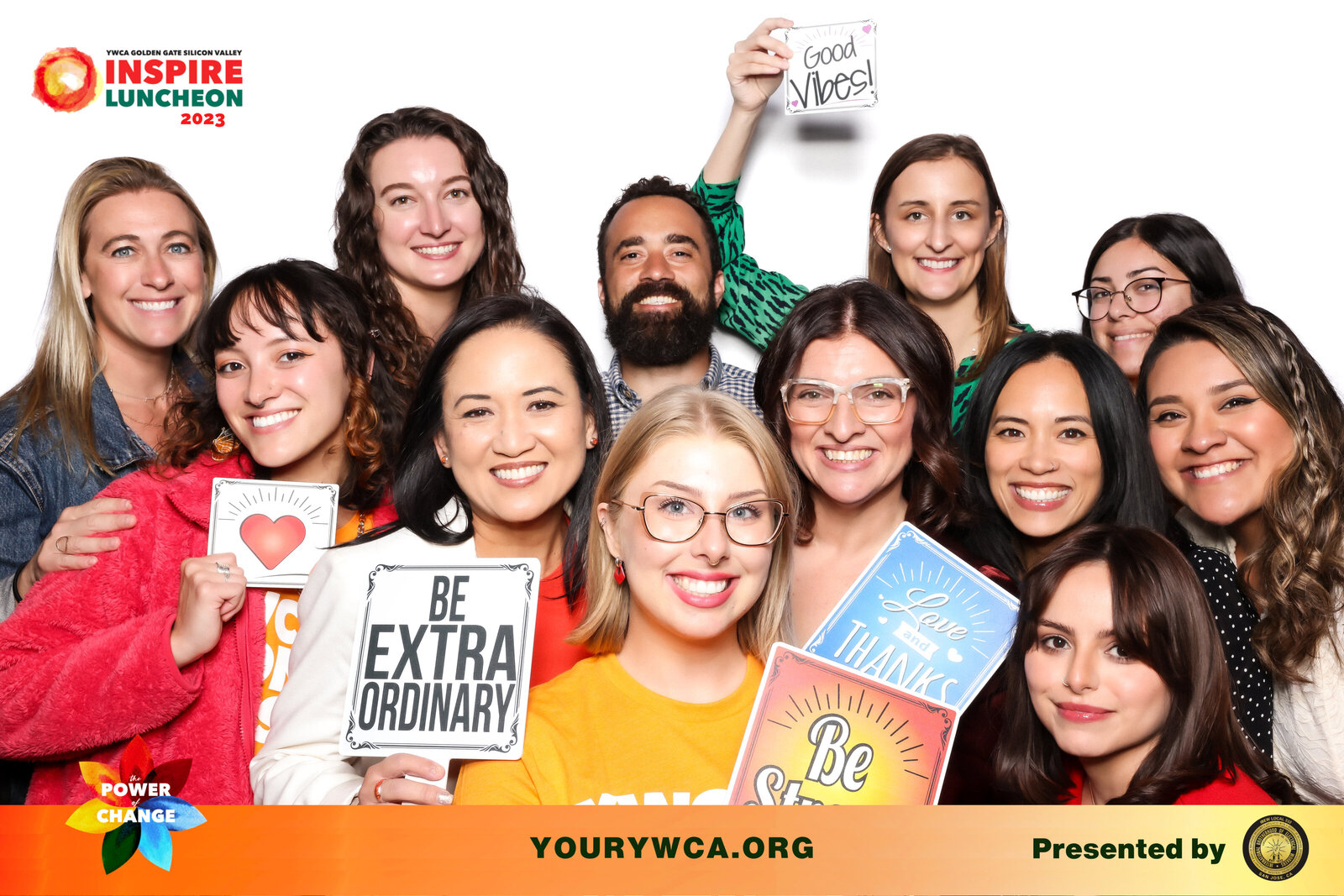 LOS GATOS DJ & PHOTO BOOTH - YWCA Inspire Luncheon 2023 Photo Booth Photos (color; high-res) (1 of 4)