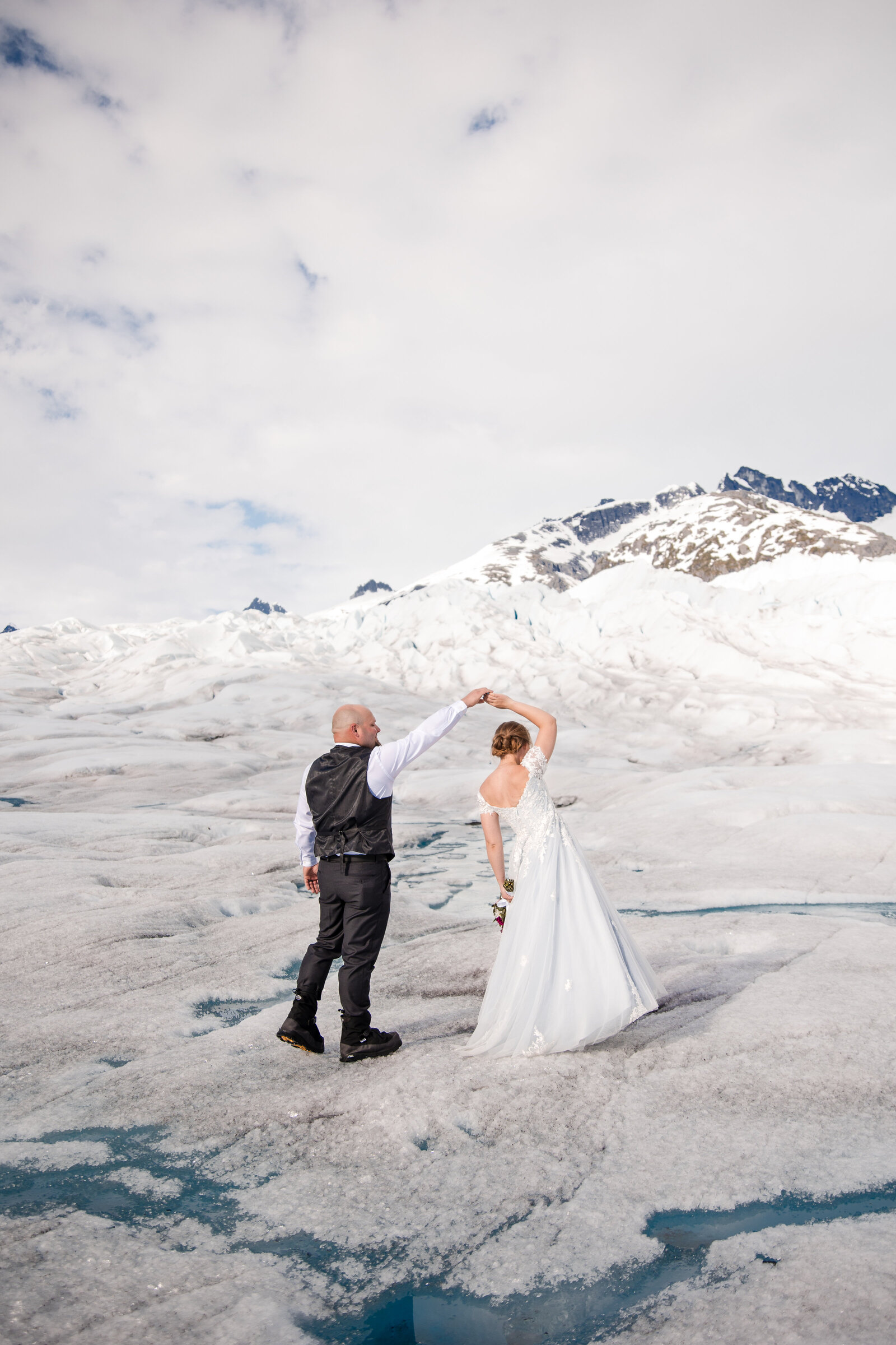 Christine Johnson Photography - Rachel and Bill Wedding Glacier Juneau AK -38