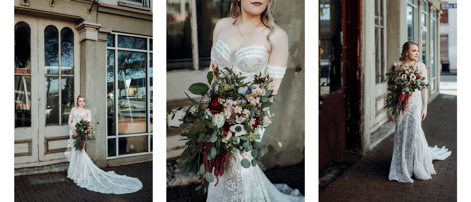 Louisville Kentucky wedding photographer captures stunning bridal portraits at Frazier History Museum.
