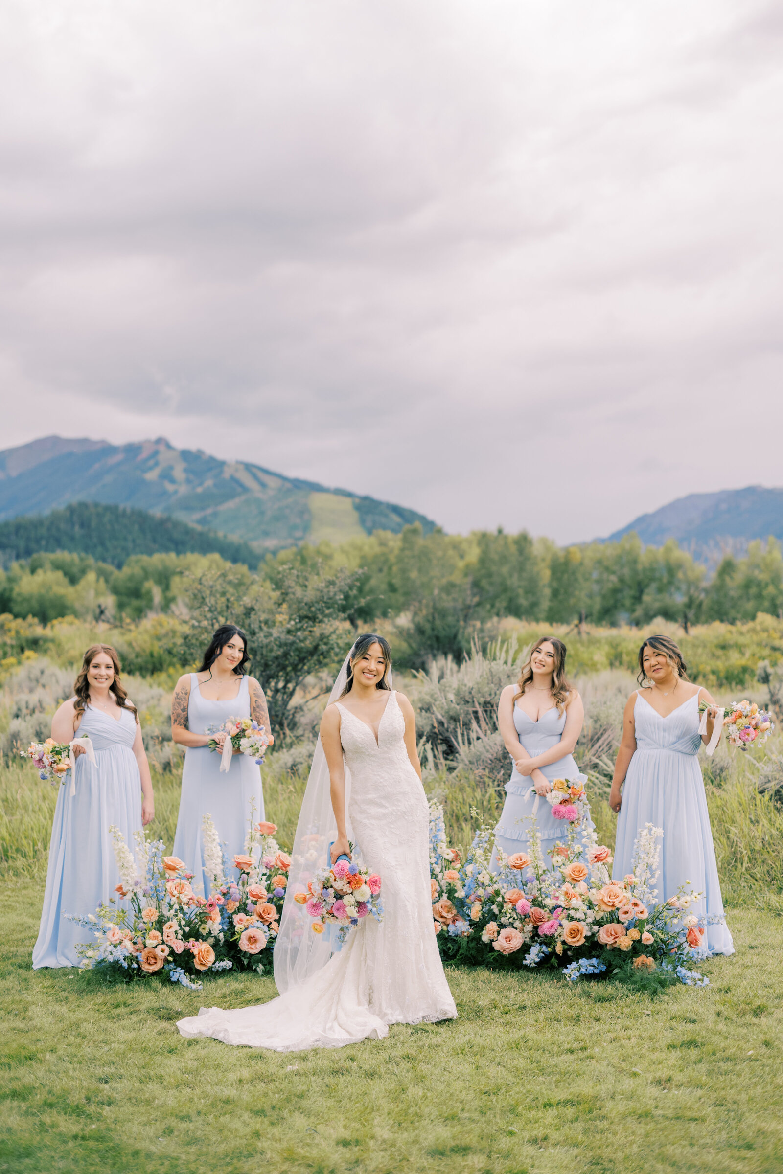 Bridgerton-Inspired Aspen, Colorado summer wedding