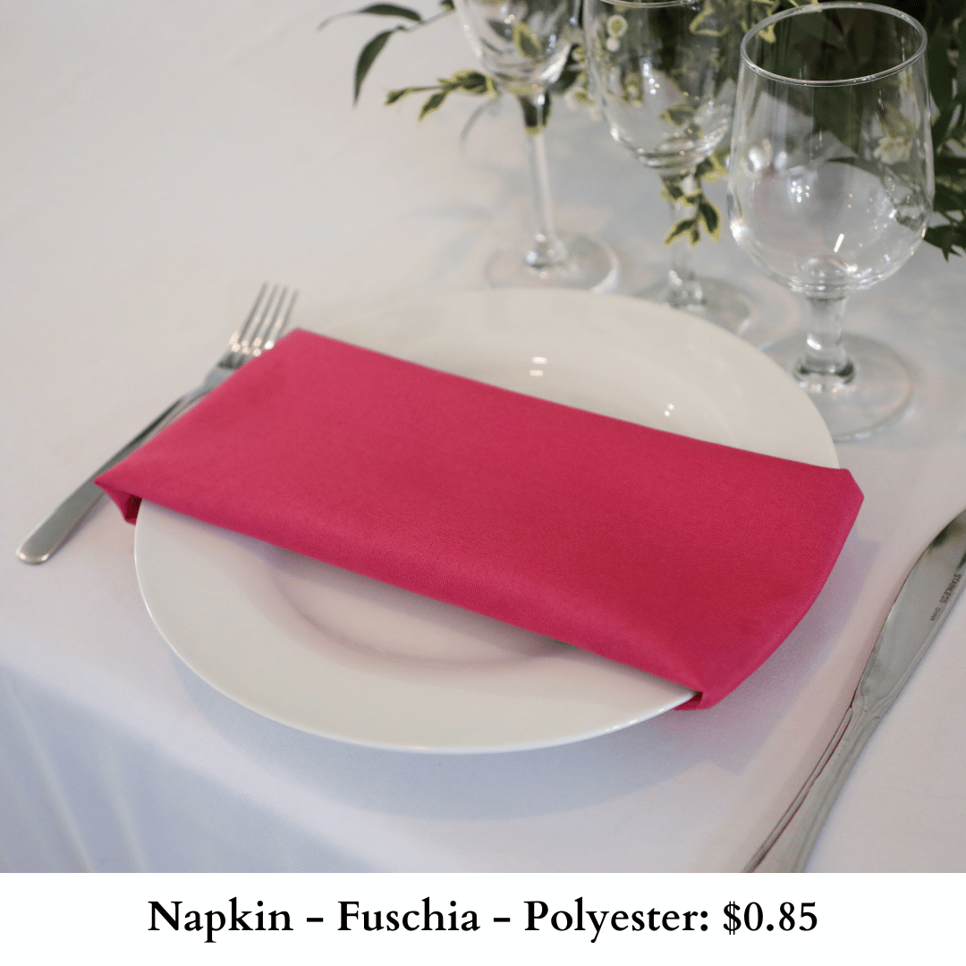Napkin-Fuscia-Polyester-584