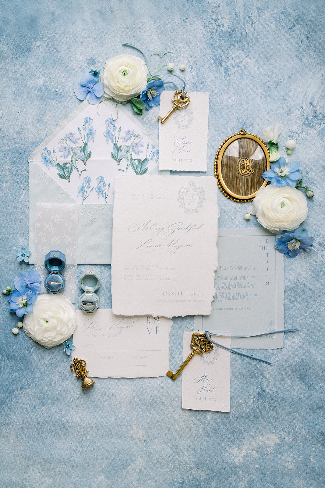 Luxury Wedding Details at Castle Leslie, Ireland