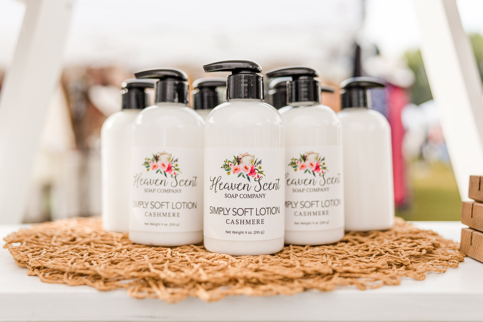 Southern Charm at The Farm Exhibitor 2021 Tanglewood Simply Soft Lotion Heaven Scent Soap Company Tennessee