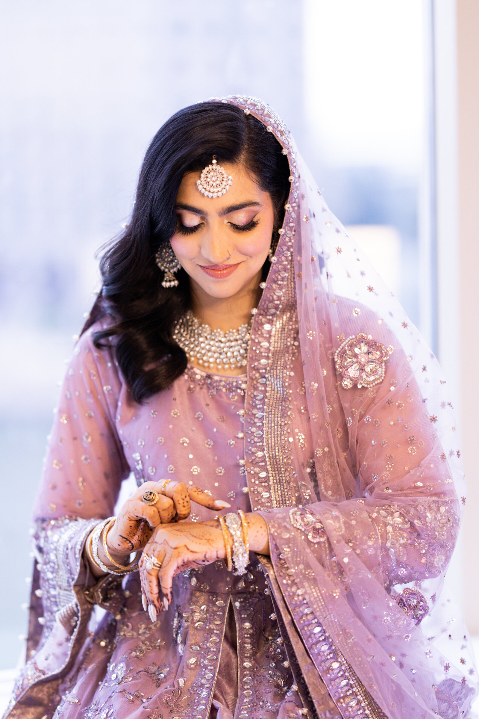 Desi-wedding-bride-getting-ready