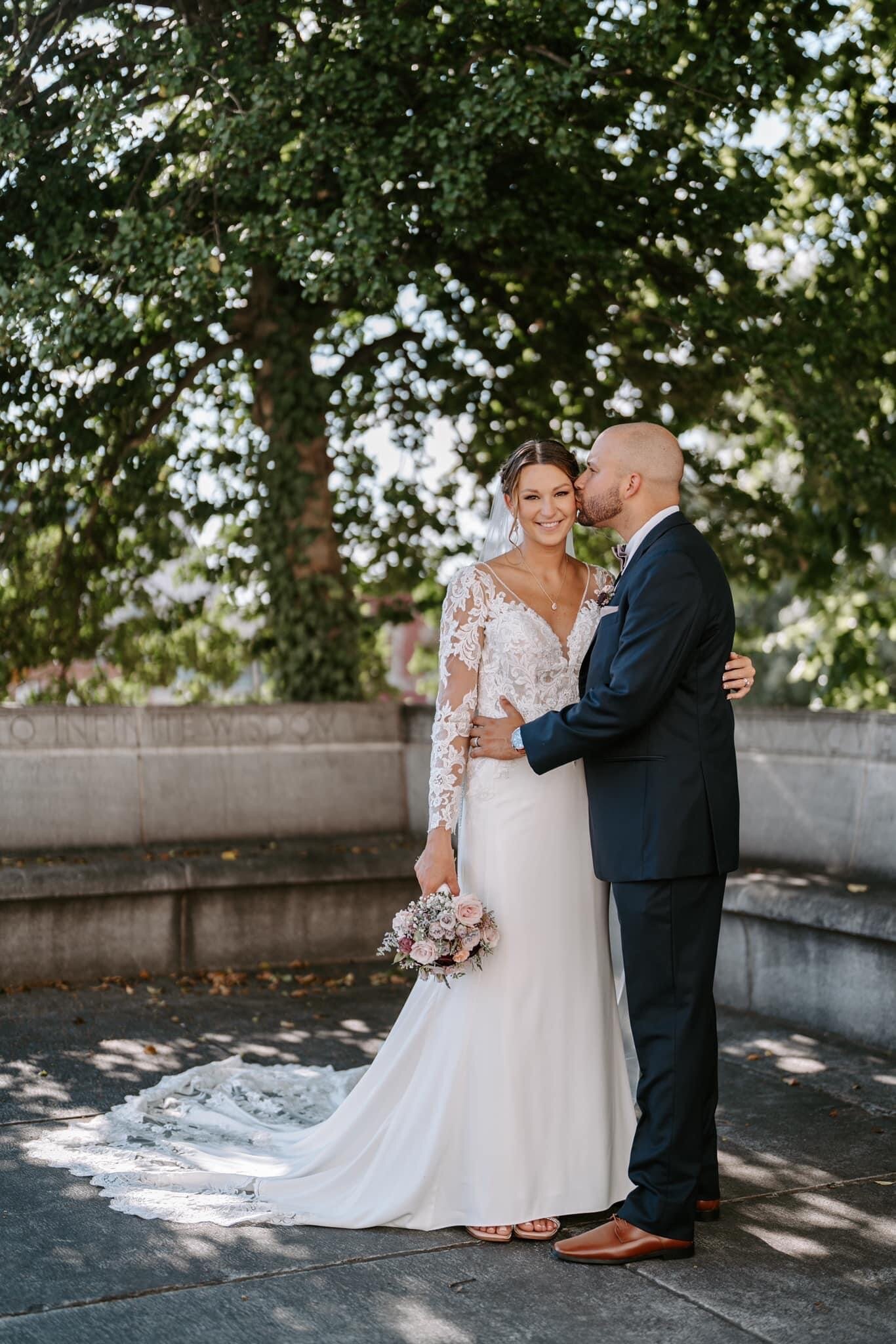 Blush bridal bouquet by Prose Florals