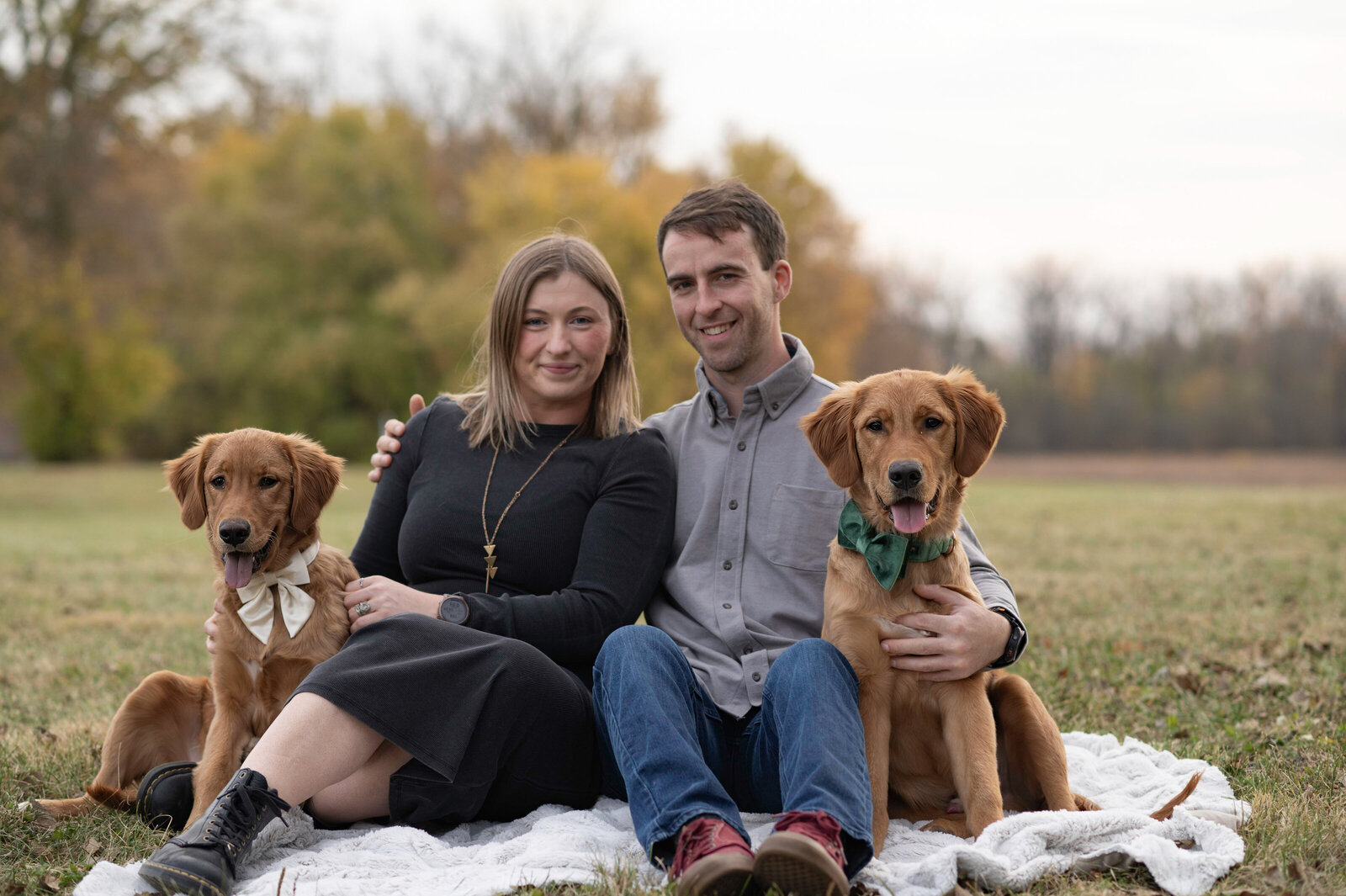 Fall Photos with Dogs