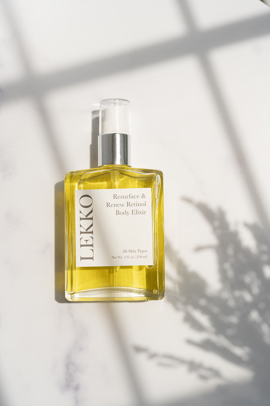 body elixir during Arlington,VA product photography