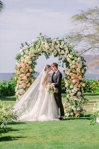 Four Seasons Oahu Hawaii Wedding Ceremony