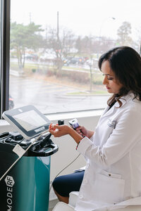 Medical Director Using Inmode Machine