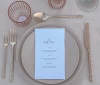 wedding menu rose event co rosewater wedding planner