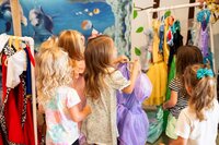 fallback shared on Invalid Date | Students lined up to play dress up at the Nest in Surf City, NC