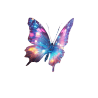 Graceful Butterfly in Fairy Star Template Reflecting Magical Beauty