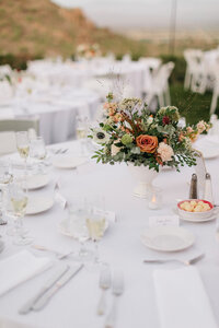 fall wedding centerpiece