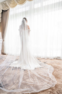 bride at southpointe golf club wedding
