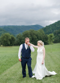 Shades of Blue Rustic Barn Virginia Wedding-151