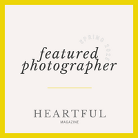 Heartful featured photographer badge.