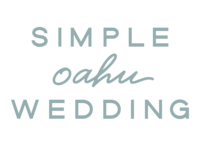 Simple Maui Wedding - Script Logo - Forest Green