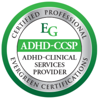 DHD-Certified Clinical Services Provider certificate awarded for advanced training in ADHD care