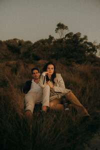 Brisbane photographer capturing a candid shot for branding, women's swimwear branding