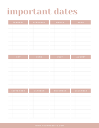 Yearly Planner 2 - Ultimate Canva Planner Toolkit - Jessica Compton Creative Design