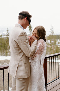 blindfolded first look