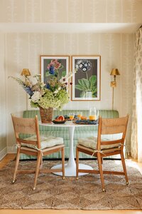 Elevated plug in wall sconces and a cord hiding hack | Nadine Stay - Design by J Kathryn Interiors