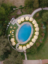 Beautiful bride smiling portraits  in Berta Wedding Gown at Anderson House DC Wedding Venue